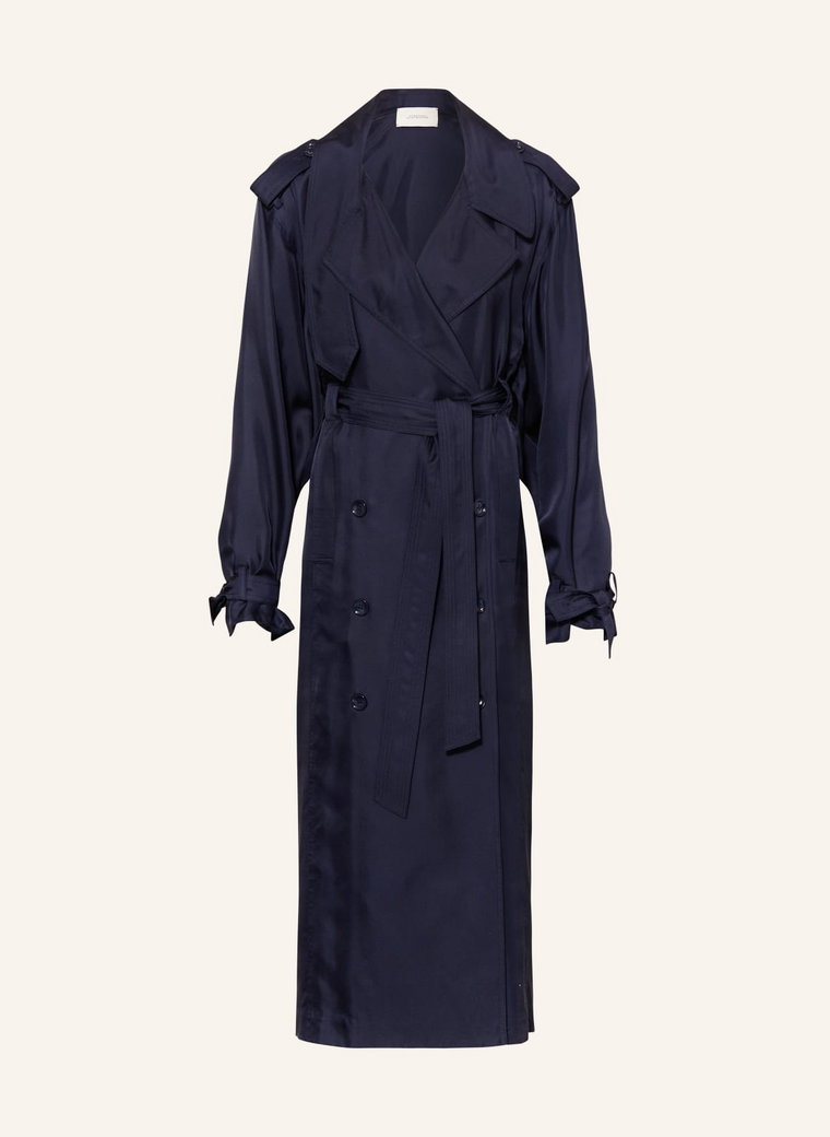 Dorothee Schumacher Trencz Trench It Up Iii Z Jedwabiu blau