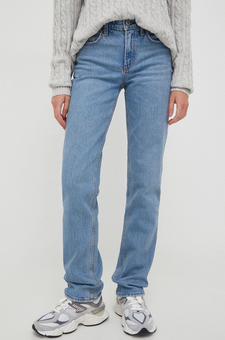 Abercrombie & Fitch jeansy damskie medium waist