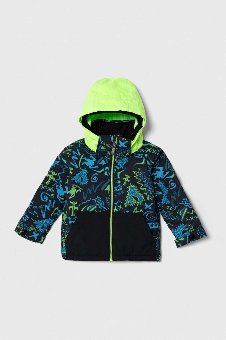 Quiksilver kurtka narciarska dziecięca kolor zielony