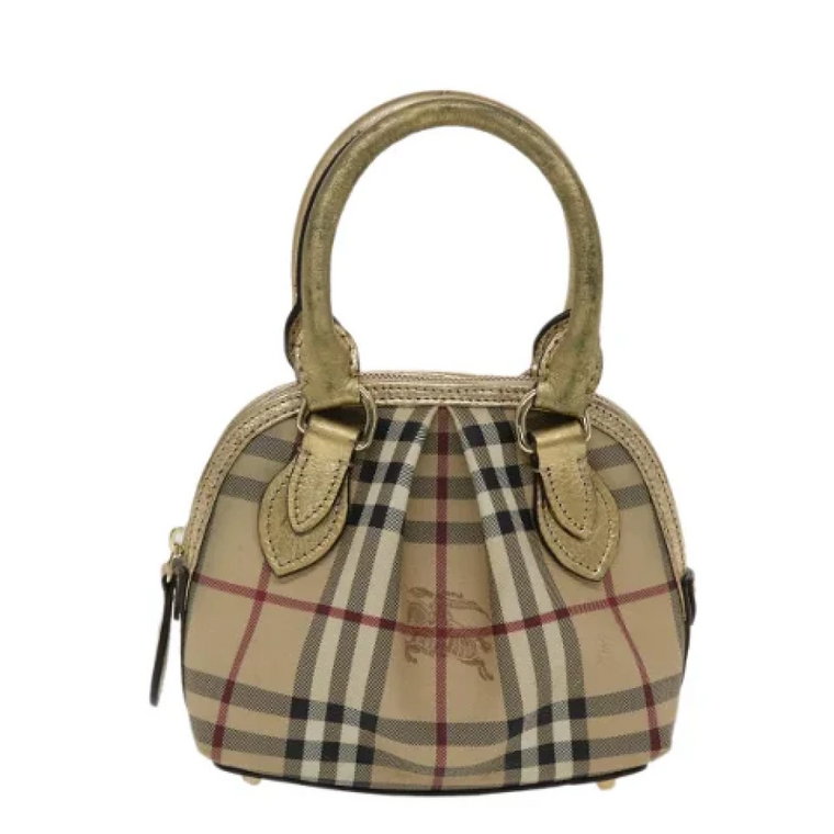 Pre-owned Leather handbags Burberry Vintage