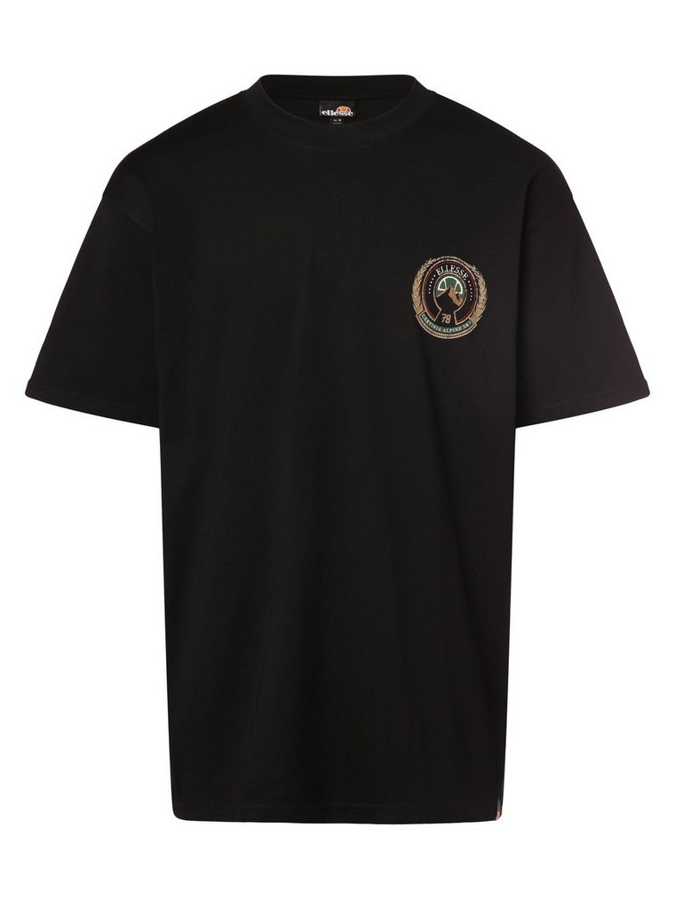 ellesse - T-shirt męski  Medallio, czarny