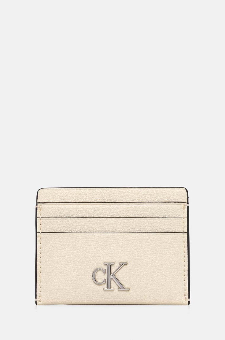 Calvin Klein Jeans etui na karty kolor beżowy K60K612746