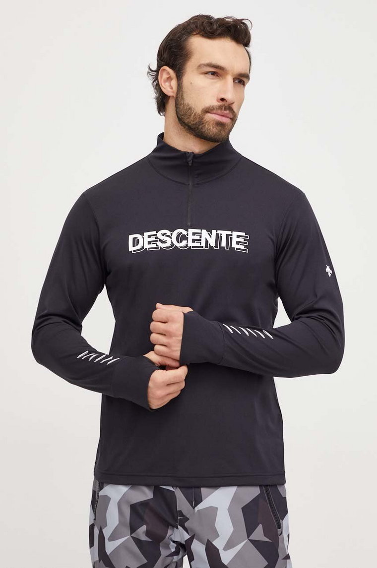 Descente longsleeve funkcyjny Archer kolor czarny