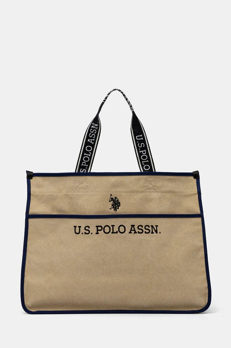 U.S. Polo Assn. torebka kolor beżowy BEUHX2831WUY