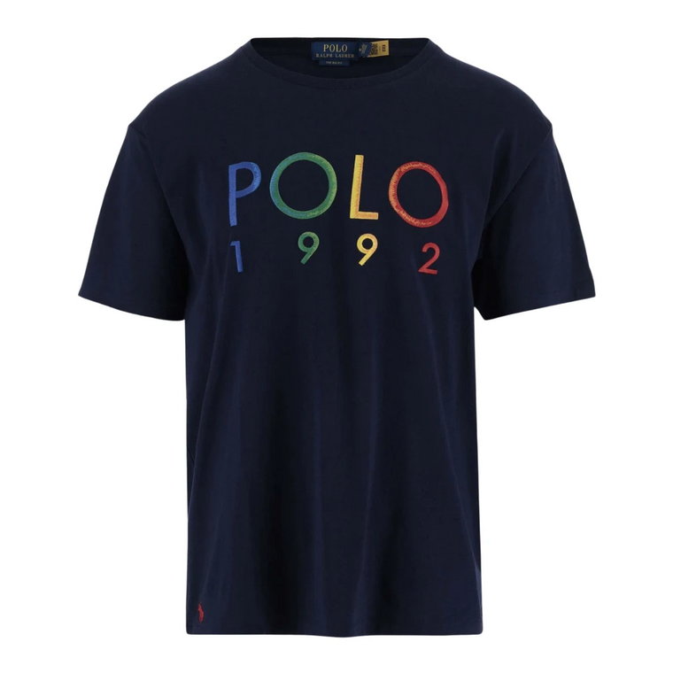 Bawełniana koszulka z haftem logo Polo Ralph Lauren
