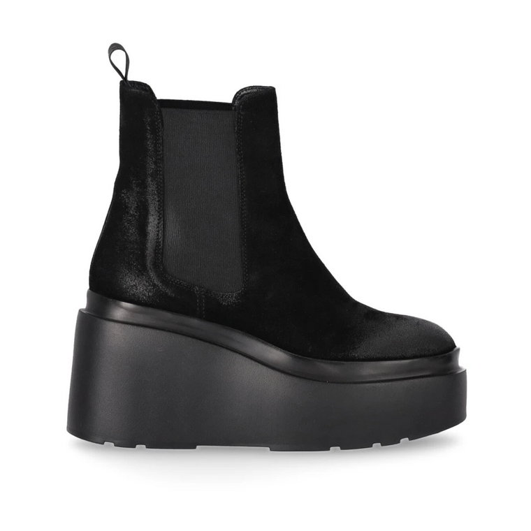 Zamszowe platformy Chelsea Boots Elena Iachi