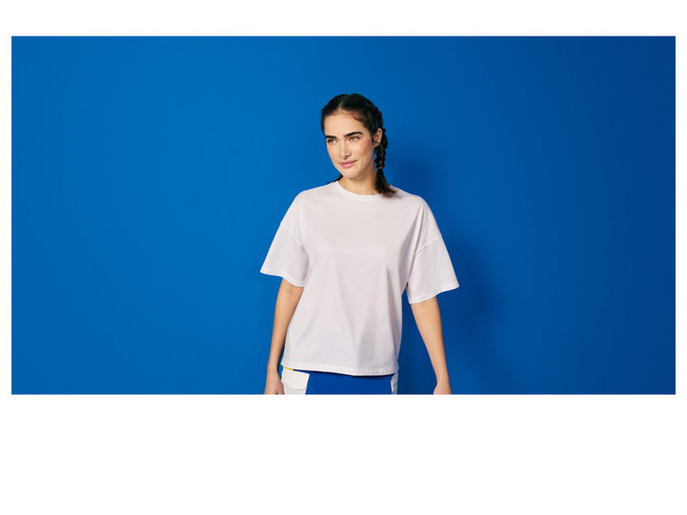esmara T-shirt damski bawełniany w kolekcji Lidla