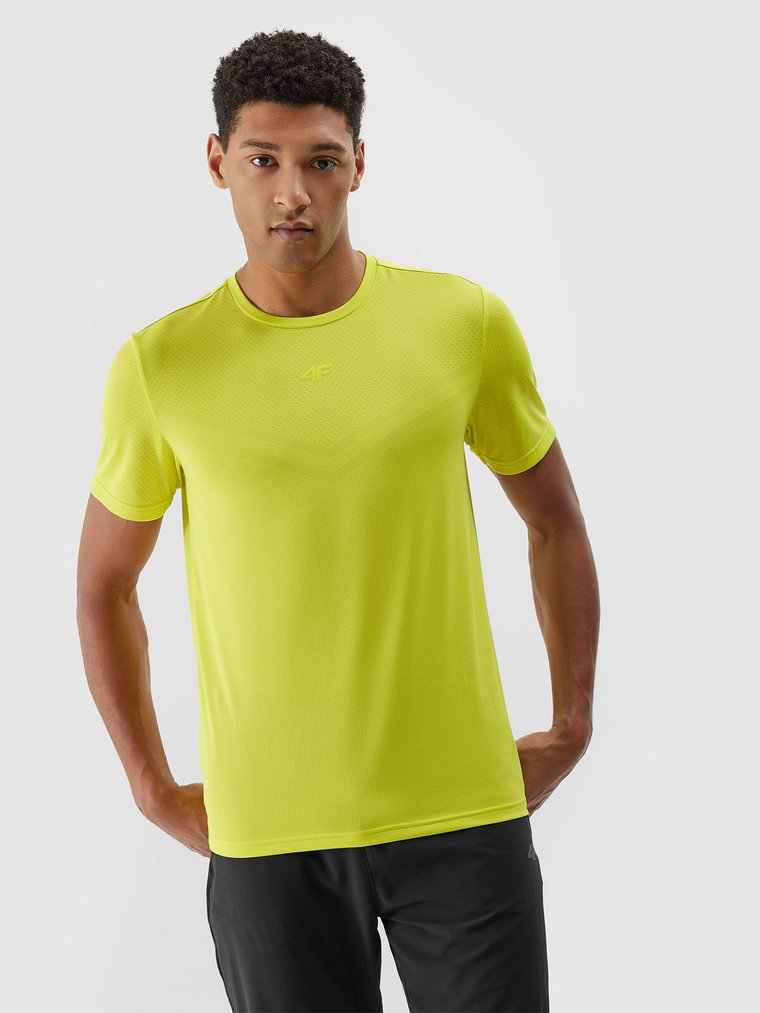 Koszulka do biegania szybkoschnąca męska - zielona