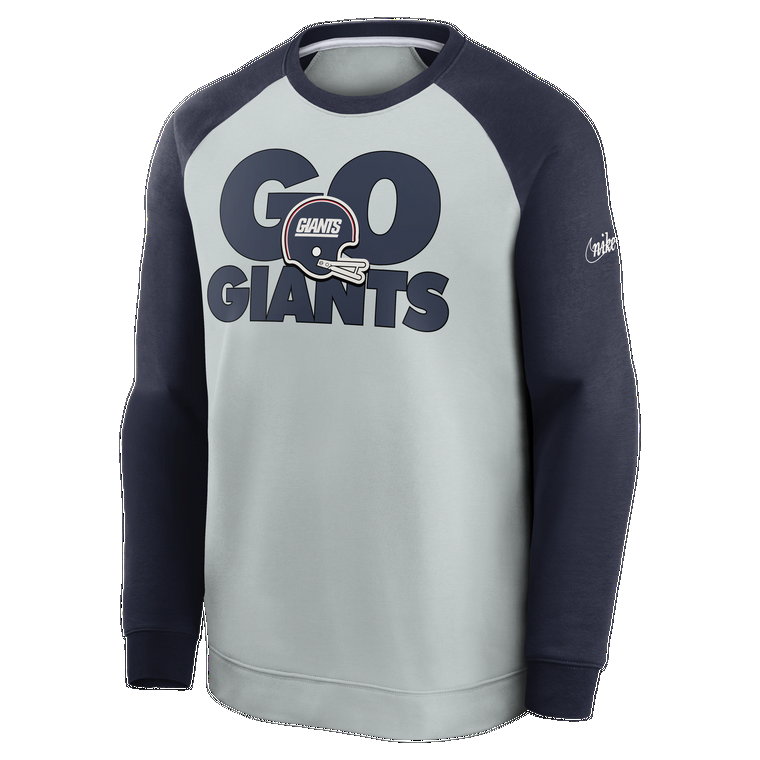 Męska bluza dresowa Nike Historic Raglan (NFL Giants) - Szary