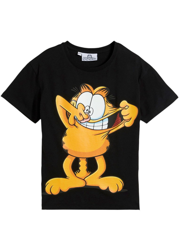 T-shirt chłopięcy Garfield z bawełny organicznej