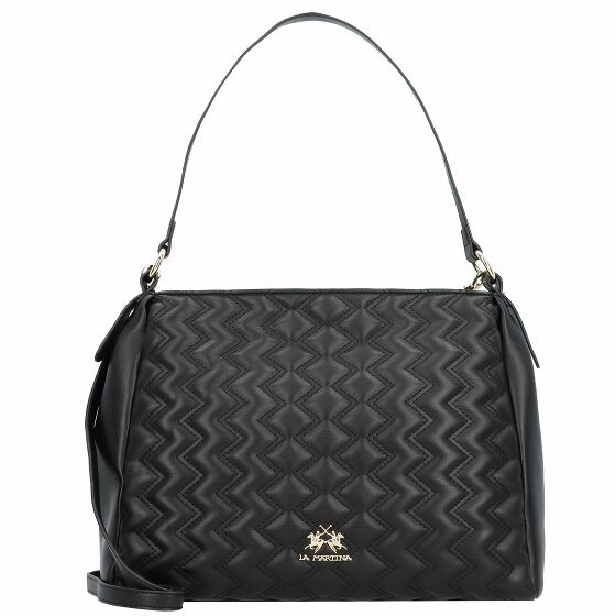 La Martina Torba na ramię Angelina 33 cm black