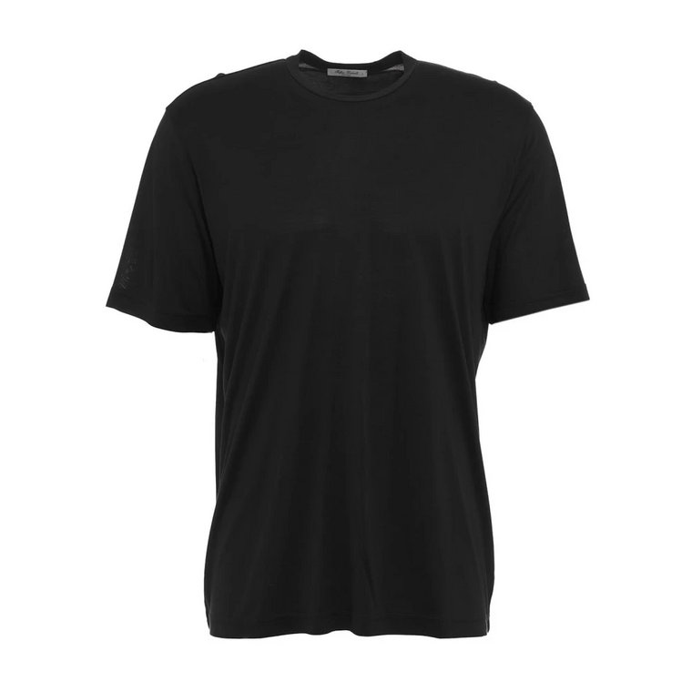 Czarne T-shirty i Pola dla Mężczyzn Stefan Brandt