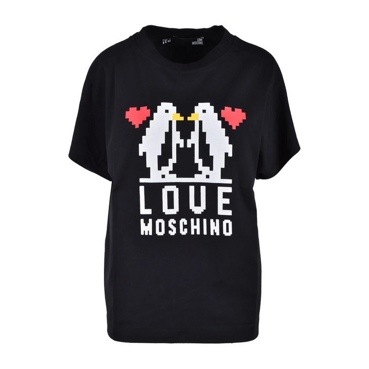 Niebieska koszulka z kolekcji Love Moschino Love Moschino