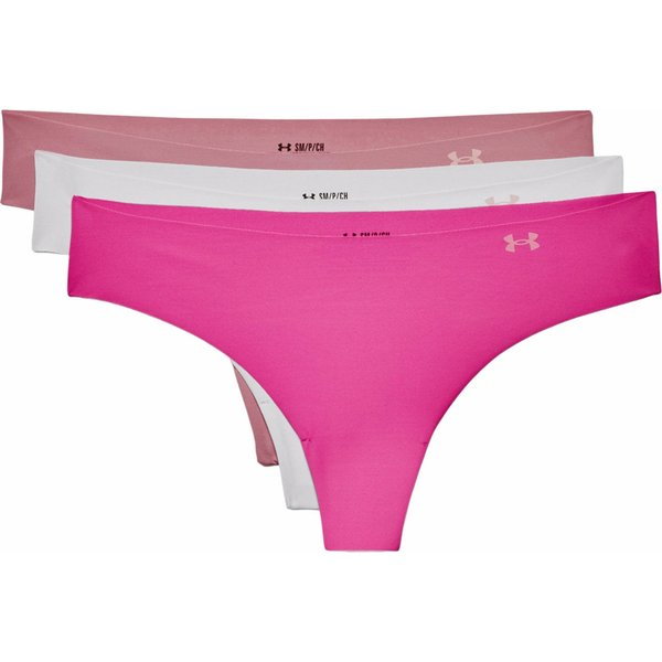 Stringi damskie Pure Stretch Thong 3-pak Under Armour