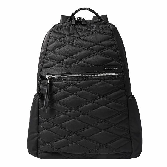 Hedgren vogue xxl Vogue XXL Plecak Ochrona RFID 37 cm Komora na laptopa new quilt full black