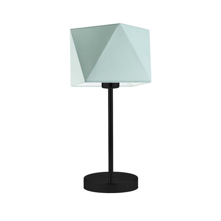 Lampka nocna LYSNE Wuhu, 60 W, E27, miętowa/czarna, 43x23 cm