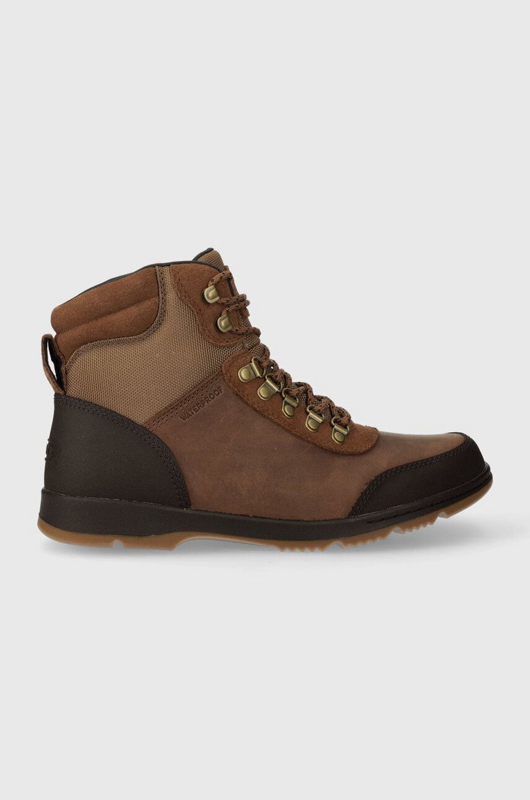 Sorel buty wysokie ANKENY II HIKER WP 100G męskie kolor brązowy 2048861242