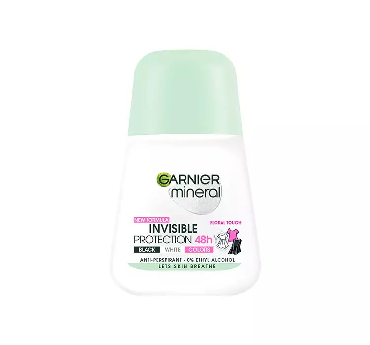 GARNIER MINERAL INVISIBLE PROTECTION 48H FLORAL TOUCH ANTYPERSPIRANT ROLL ON DLA KOBIET 50ML