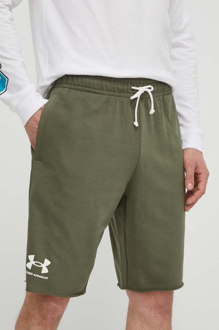 Under Armour szorty męskie kolor zielony 1361631