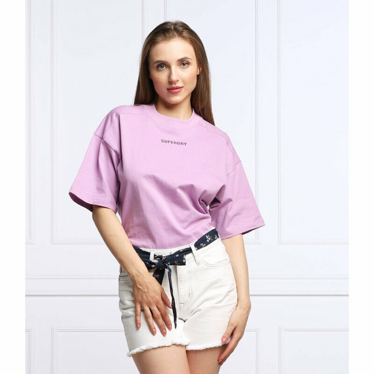 Superdry T-shirt CODE TECH | Cropped Fit