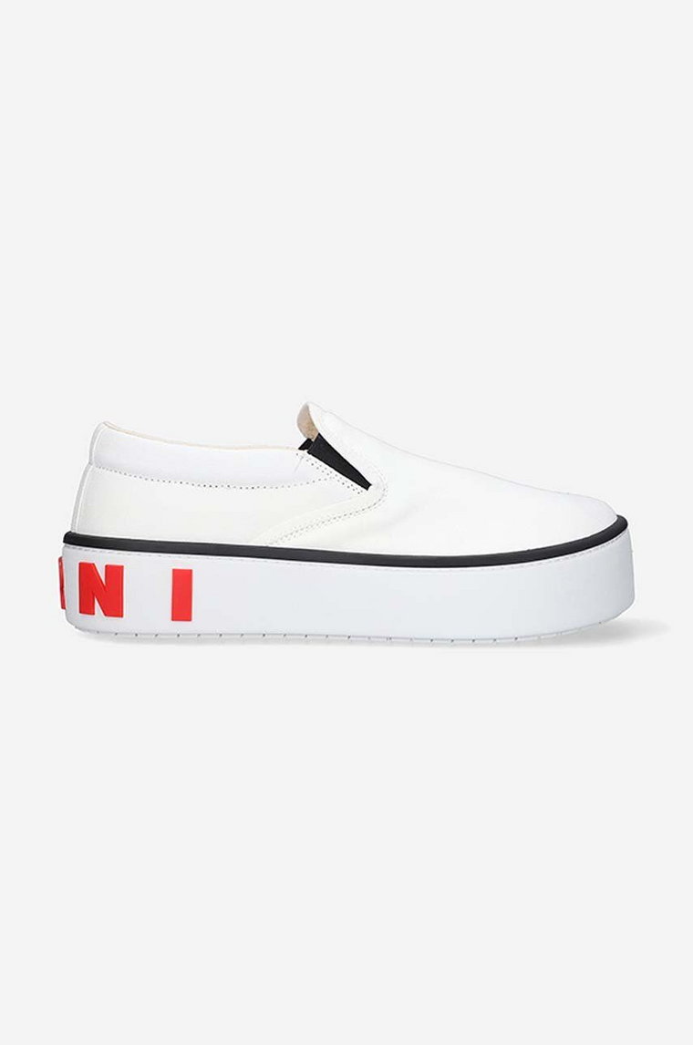 Marni sneakersy SNZU009603.P3571 kolor biały SNZU009603.P3571-BIALY