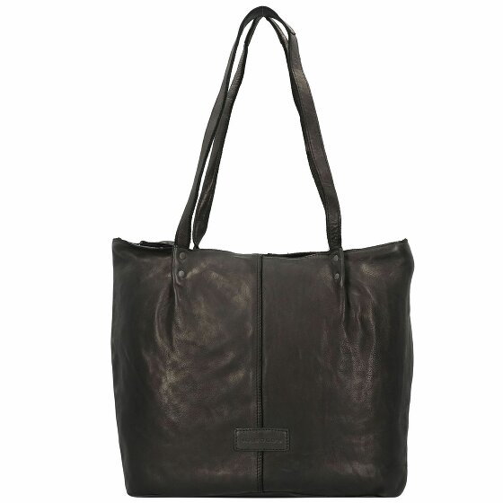 Harold's Submarine Shopper Bag Leather 39 cm schwarz