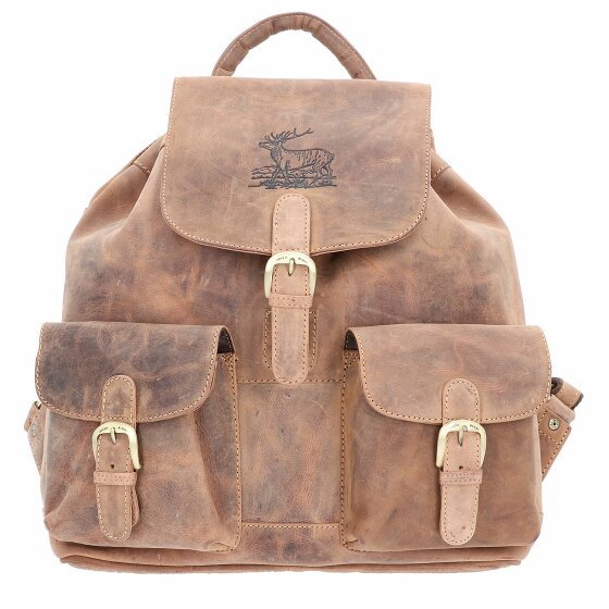 Greenburry Vintage Backpack Leather 40 cm brown