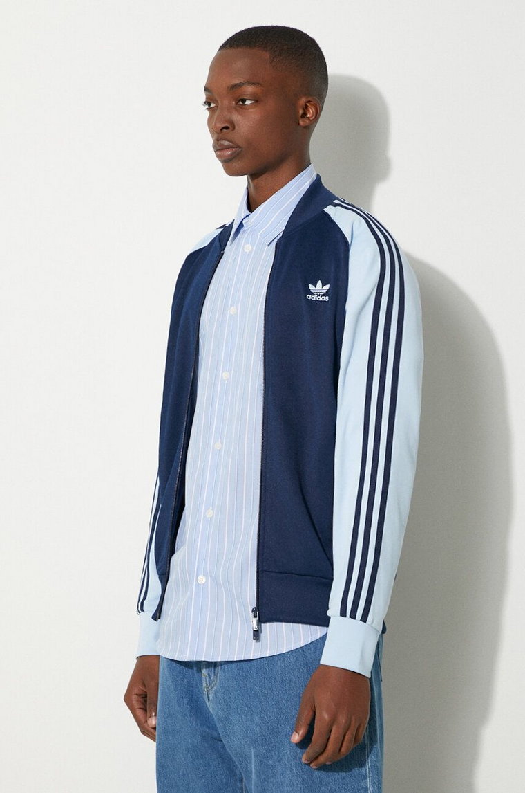 adidas Originals bluza Adicolor Classics SST Track Jacket męska kolor granatowy z aplikacją IY8732