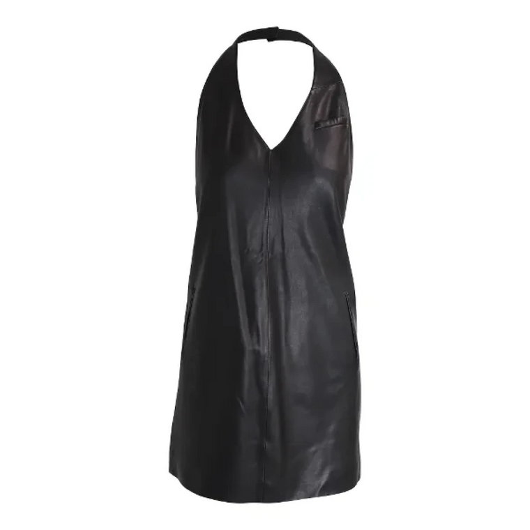 Pre-owned Leather dresses Alexander Wang Pre-owned