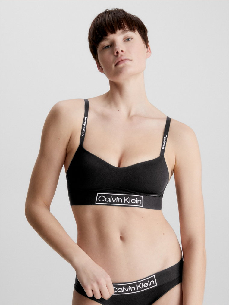 Biustonosz bawełniany Calvin Klein Underwear 000QF6770E-UB1 S Czarny (8719855436606). Biustonosze i staniki