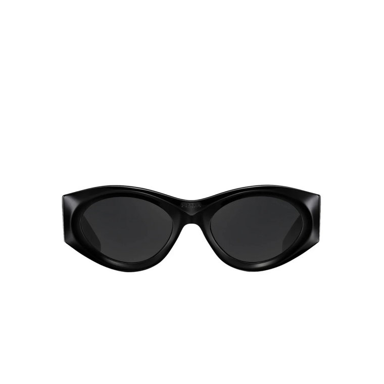 Owalne okulary przeciwsłoneczne dla kobiet Prada