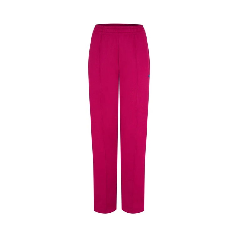 Fuchsia Pink Face Track Pants Acne Studios