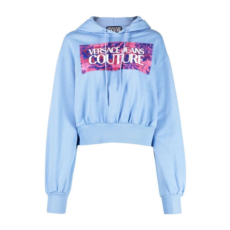 Versace Jeans Couture Sweaters Clear Blue Versace Jeans Couture
