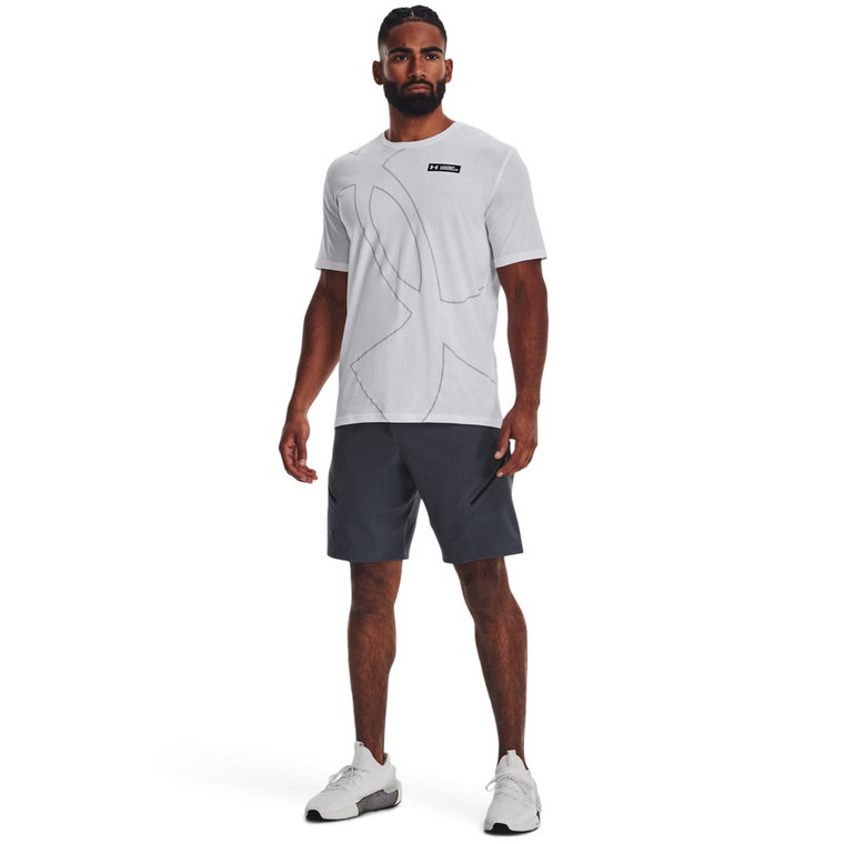 Męskie spodenki treningowe Under Armour Men's UA Unstoppable Cargo Shorts - grafitowe