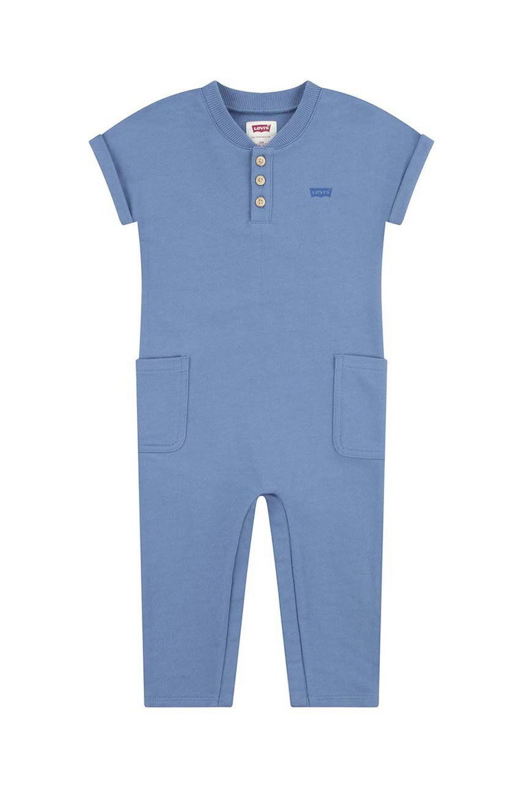 Levi's rampers niemowlęcy LVN SS HENLEY COVERALL