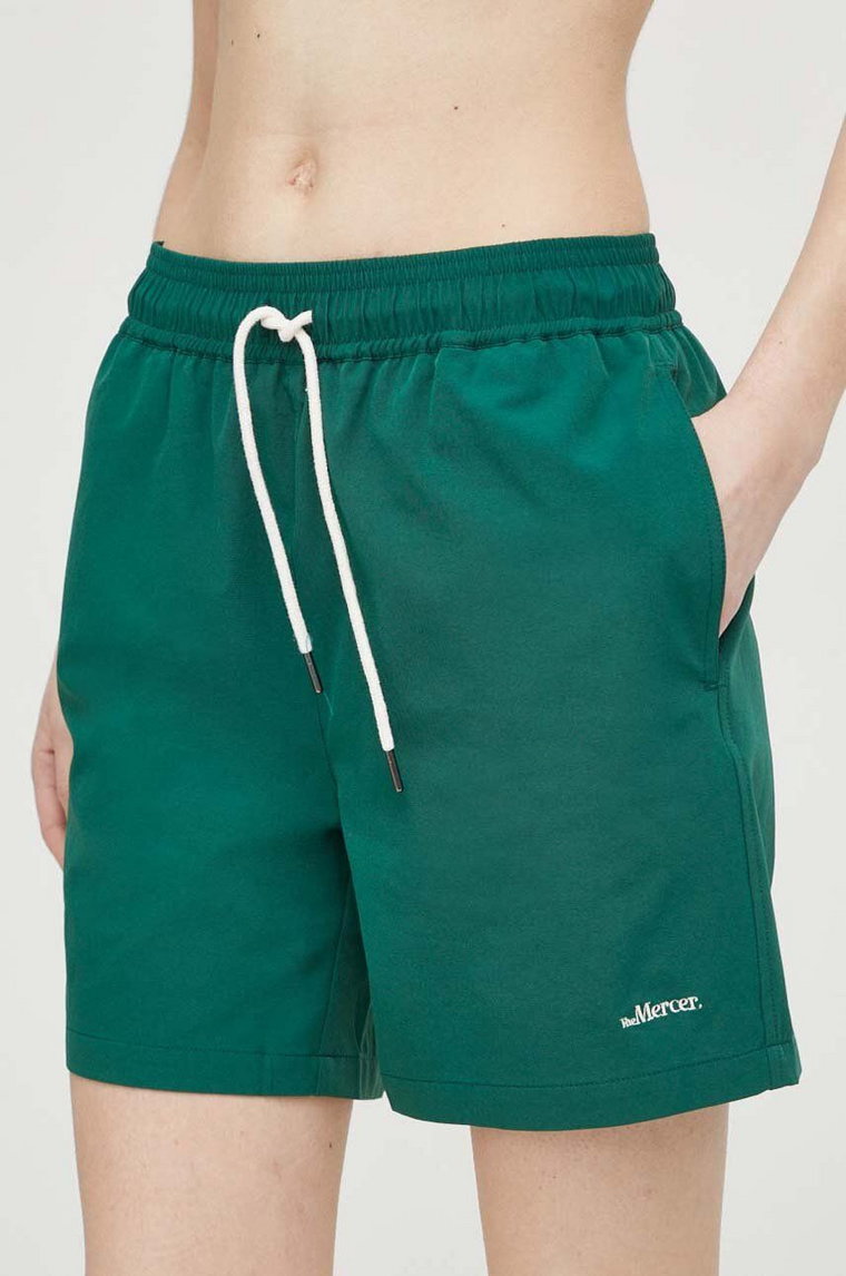 The Mercer Brand szorty kąpielowe The Swimtrunk kolor zielony MEAP241009