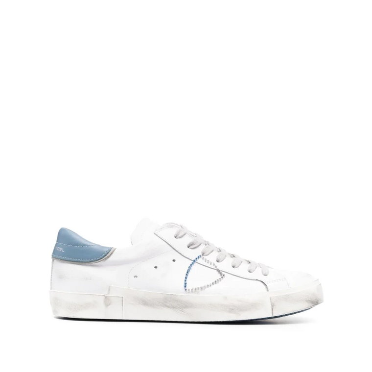 Distressed Calf Leather Sneakers Philippe Model
