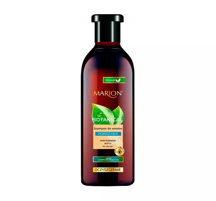 MARION BOTANICAL POKRZYWKA WEGAŃSKI SZAMPON DO WŁOSÓW PRZETŁUSZCZAJĄCYCH SIĘ 400ML