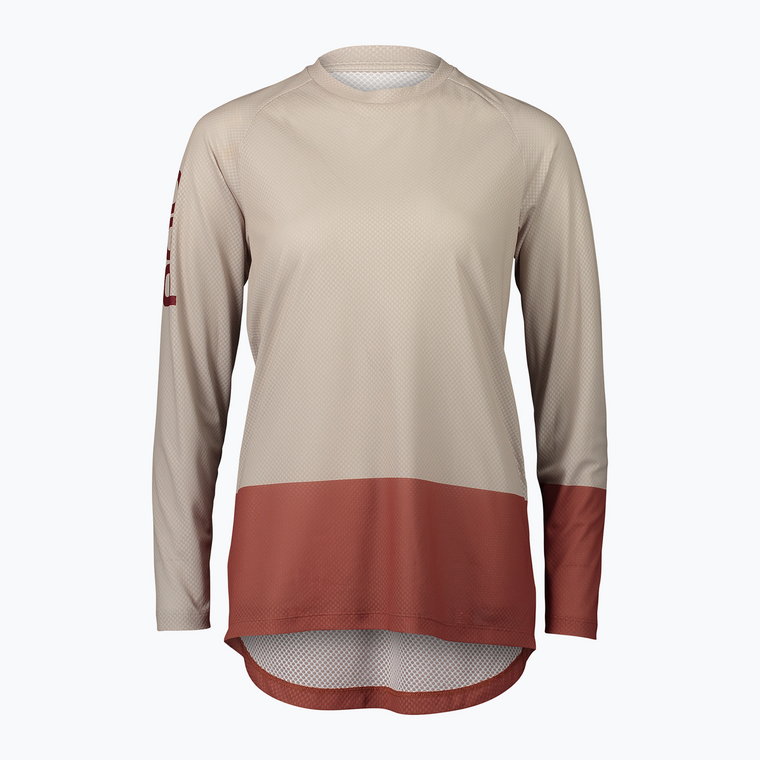 Longsleeve rowerowy damski POC MTB Pure light sandstone beige/himalayan salt