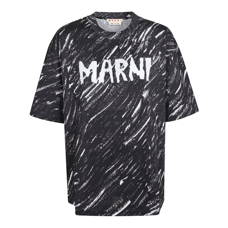 Czarne T-shirty i Pola dla kobiet Marni