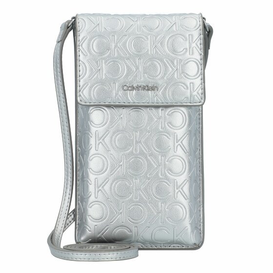 Calvin Klein CK Must Etui na telefon komórkowy 13 cm silver emb-deb