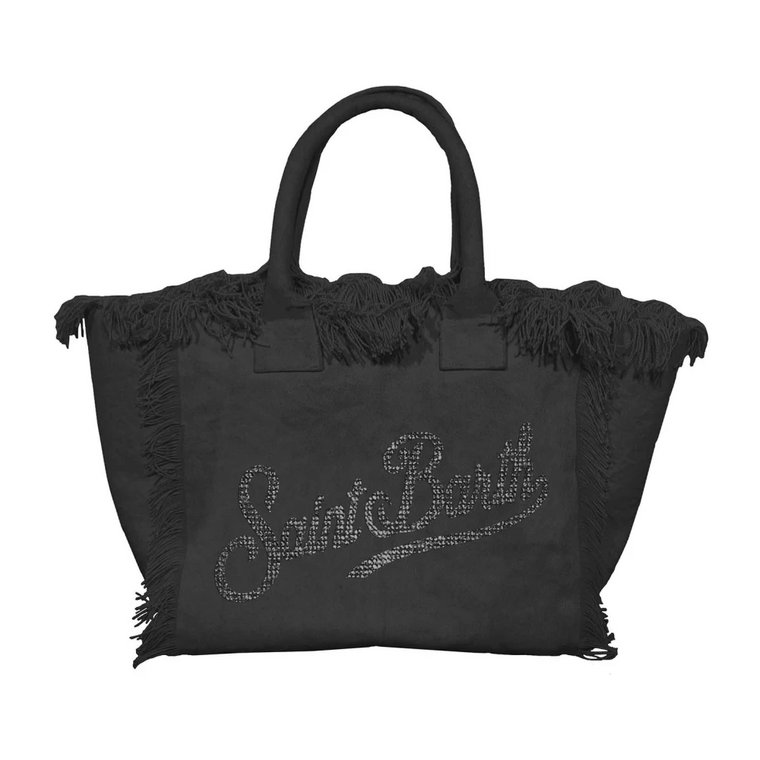 Czarne torby na stylowe ubrania MC2 Saint Barth