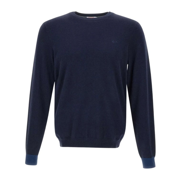Niebieskie Swetry dla Mężczyzn Sun68