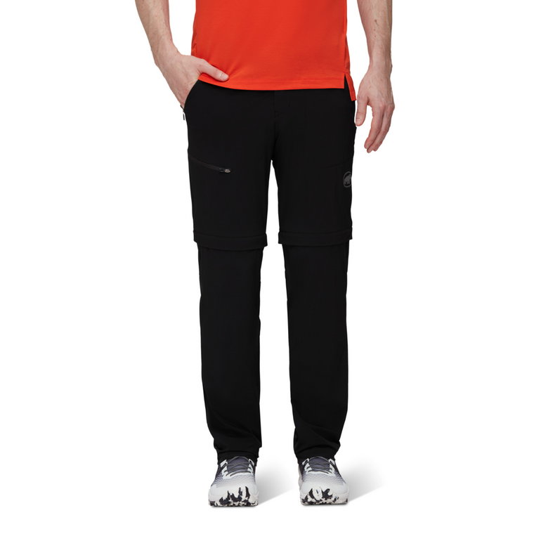 Męskie spodnie zip-off Mammut Runbold Zip Off Pants black - 46