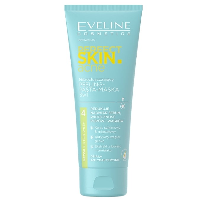 Eveline Perfect Skin Acne Peeling-pasta-maska 75ml