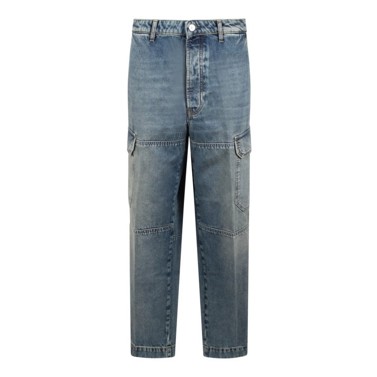 Jeansy Cargo Regular Fit Bawełna Denim Nine In The Morning