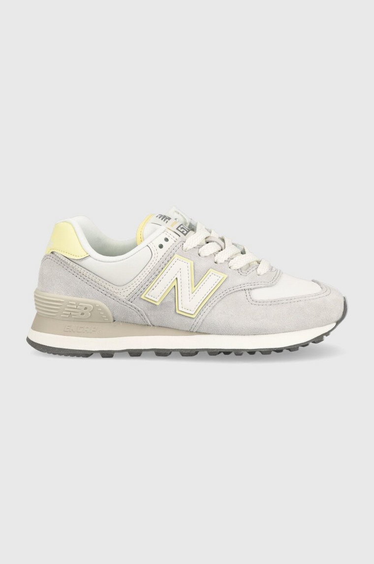 New Balance sneakersy WL574QD kolor szary WL574QD-4QD