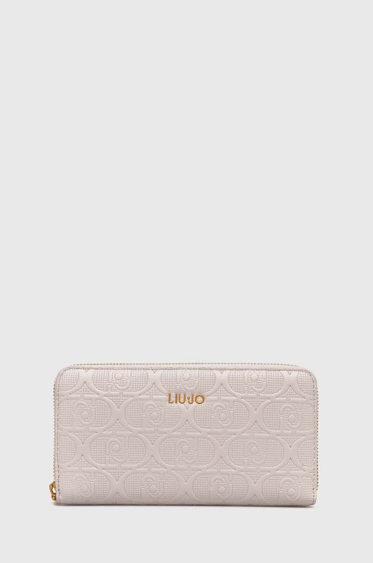 Liu Jo portfel damski kolor beżowy AF4280 E0538