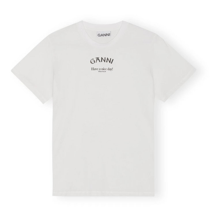 Bright White T-Shirt Ganni
