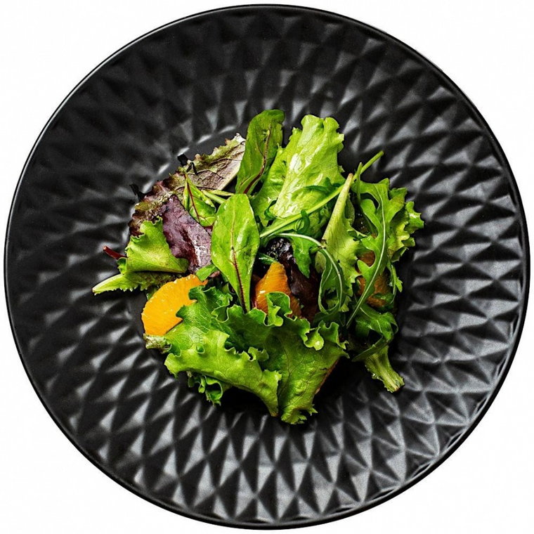 Talerz ceramiczny, SOHO CLASSIC, czarny, obiadowy, płytki, na obiad, 27 cm kod: O-10-141-120
